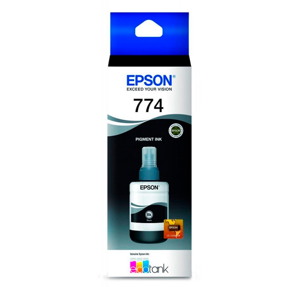 Botella De Tinta Epson T774120-AL Negro